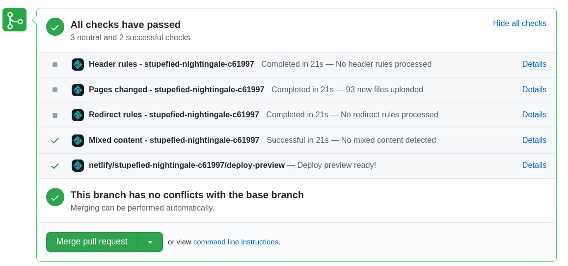 Create PR at Github